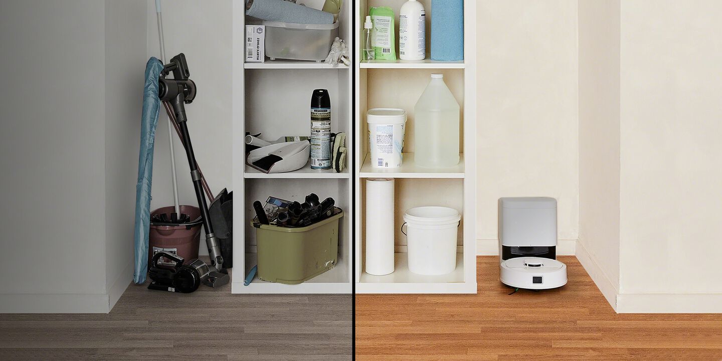 Mini autoempty space saving image