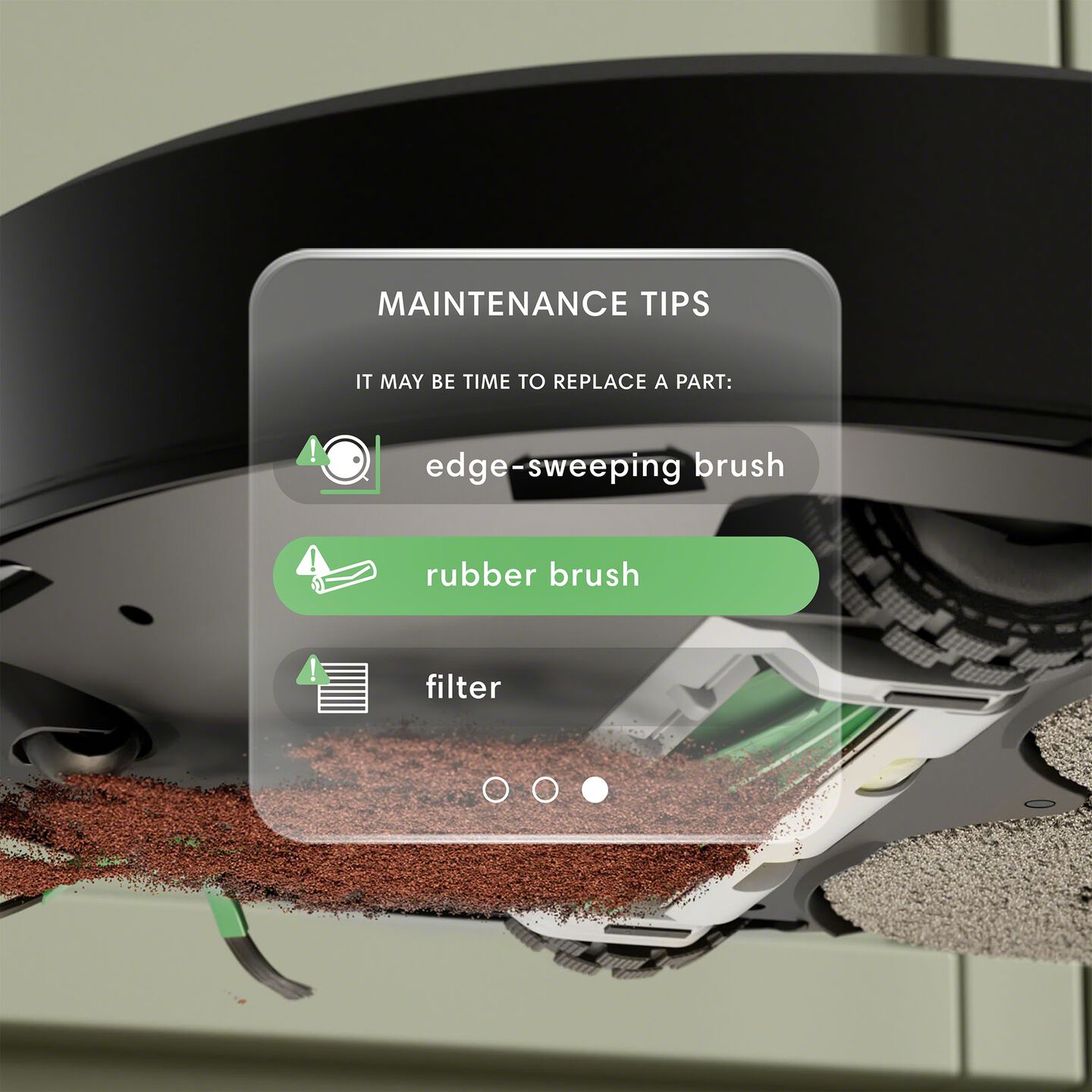 Manuten&ccedil;&atilde;o do robot e painel de estado