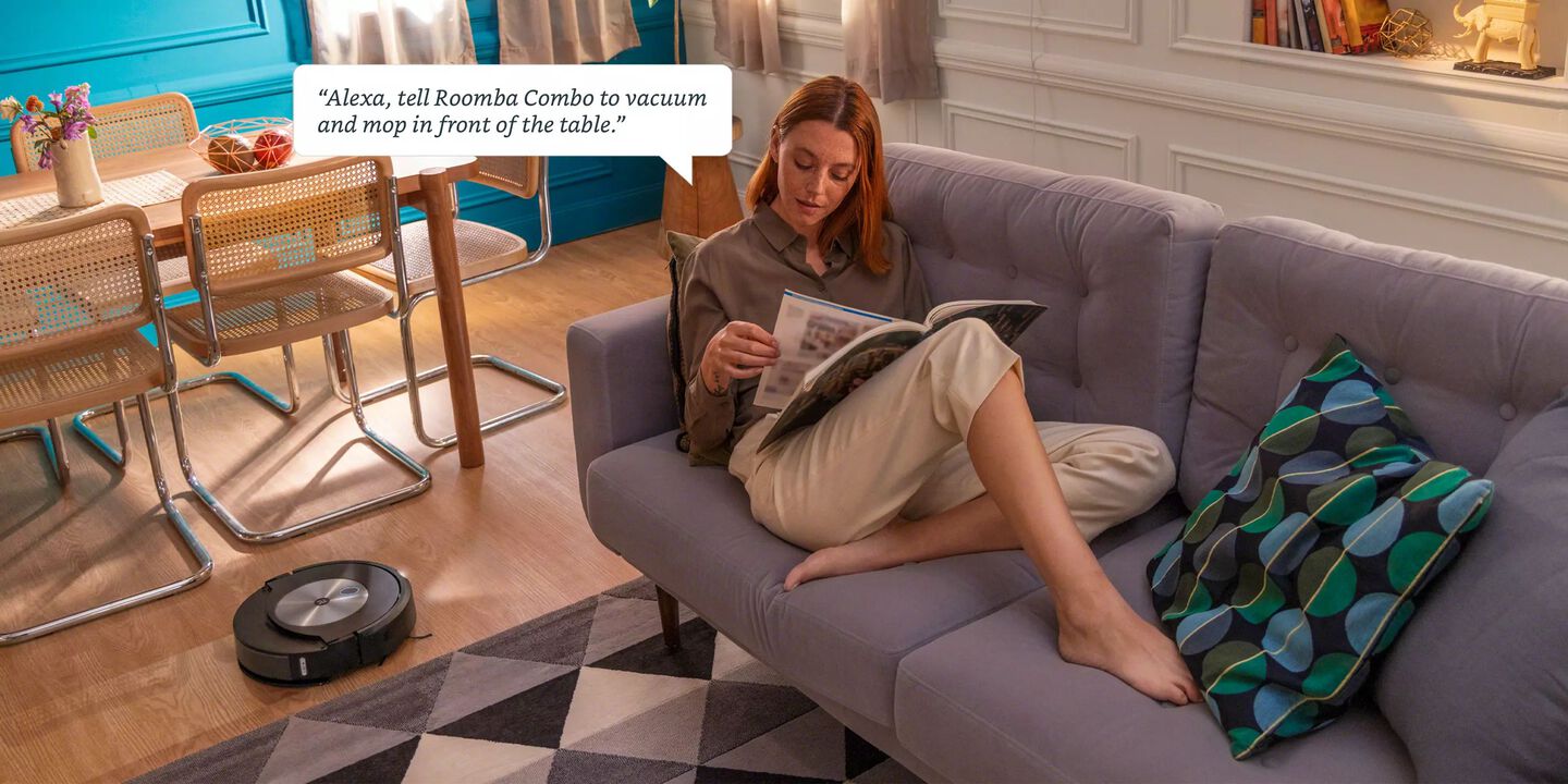 Woman on couch
