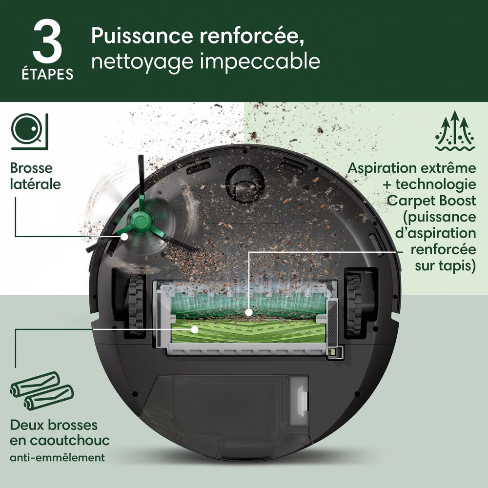 &Eacute;limine la salet&eacute; et la poussi&egrave;re