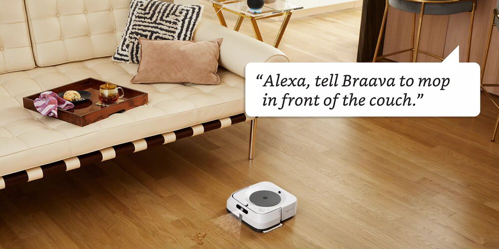 Braava m6 with Alexa
