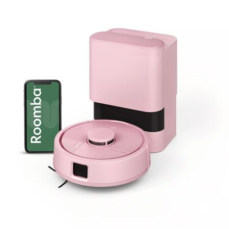 Roomba&reg;&nbsp;Mini robot aspirateur et laveur + base AutoEmpty&trade; &mdash; Rose