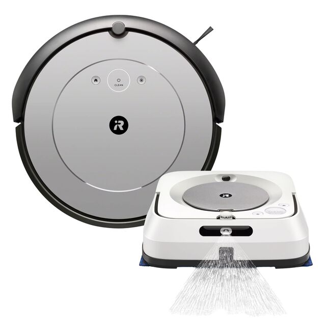 Roomba® i1 Saugroboter & Braava jet® m6 Wischroboter