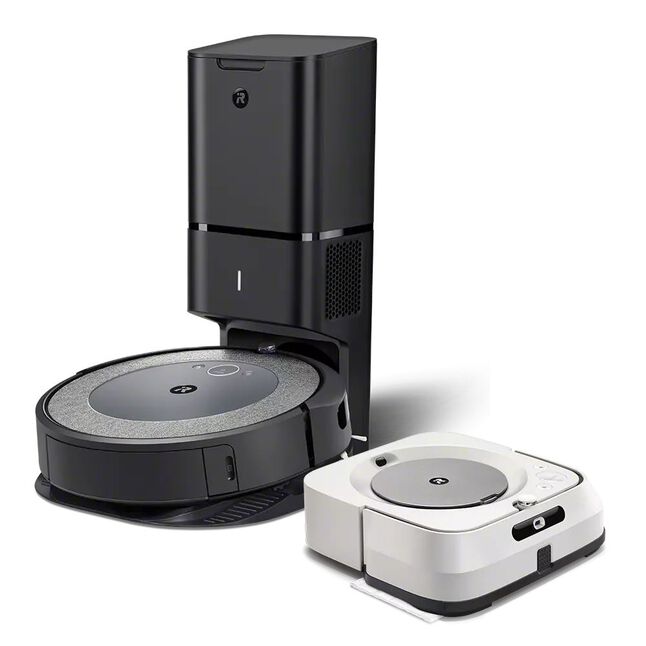iRobot® Roomba® i3+ Robot Vacuum & Braava jet® m6 Robot Mop Bundle, , large image number 0