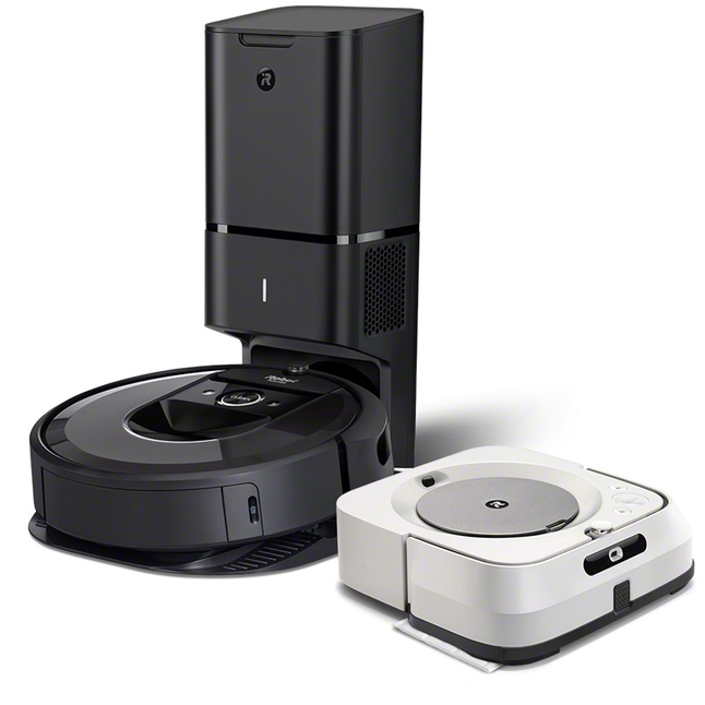 Lot Roomba® i7+ et Braava jet® m6