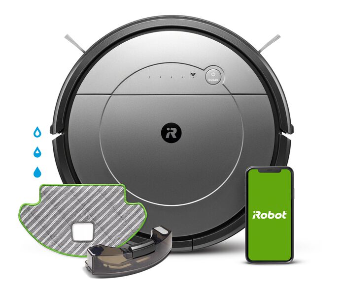 Wi-Fi Connected Roomba Combo&reg; Robot Vacuum & Mop, , large image number 0