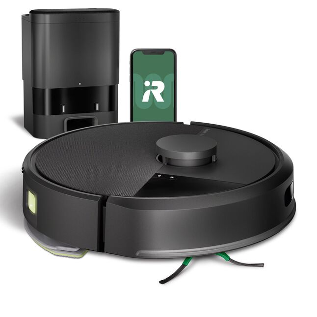 Roomba® 105 Combo Roboter + AutoEmpty™ Dock – Schwarz