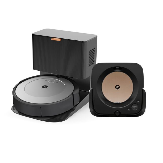 Roomba® i1+ Saugroboter & Braava jet® m6 Wischroboter