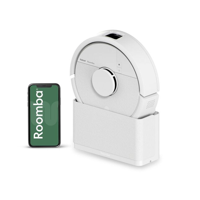 Roomba&reg; Mini robotstofzuiger en dweilrobot + SlimCharge&trade; standaard - Wit