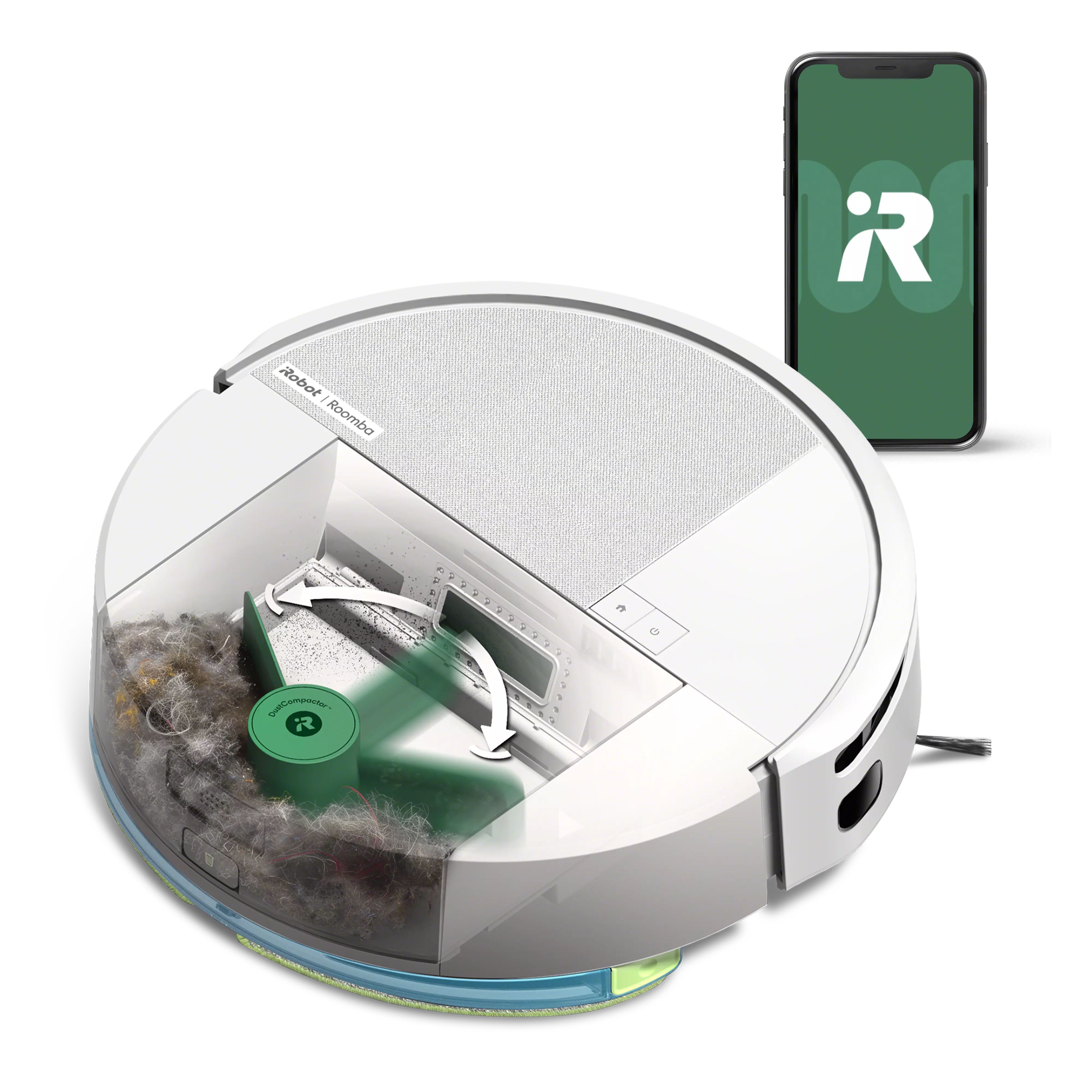 【新品未使用】ルンバRoomba 205 DustCompactor Combo Roomba® 205 DustCompactor™ Combo Robot - White